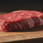 Filet mignon fresh on cutting board