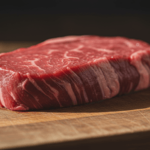 Filet mignon fresh on cutting board